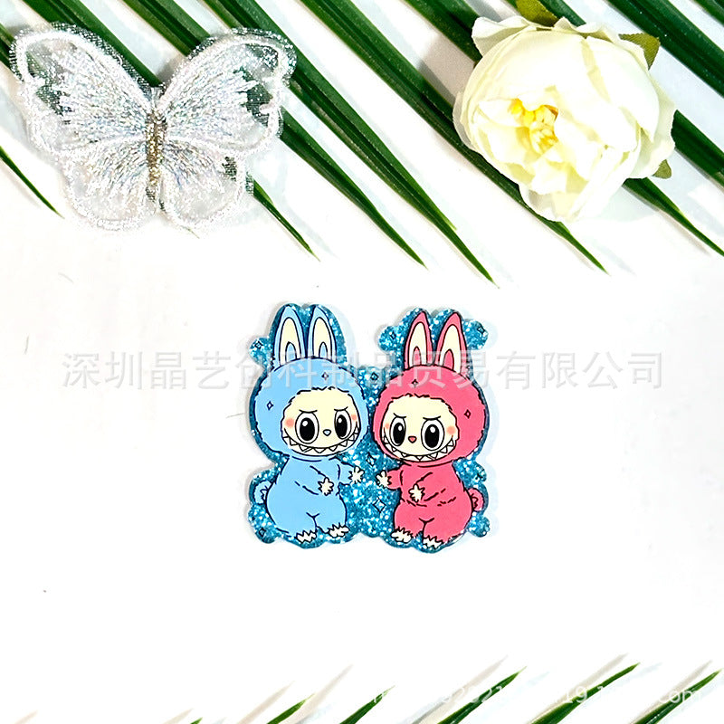 Wholesale 10pcs/ pack Acrylic DIY Accessories Cartoon Series