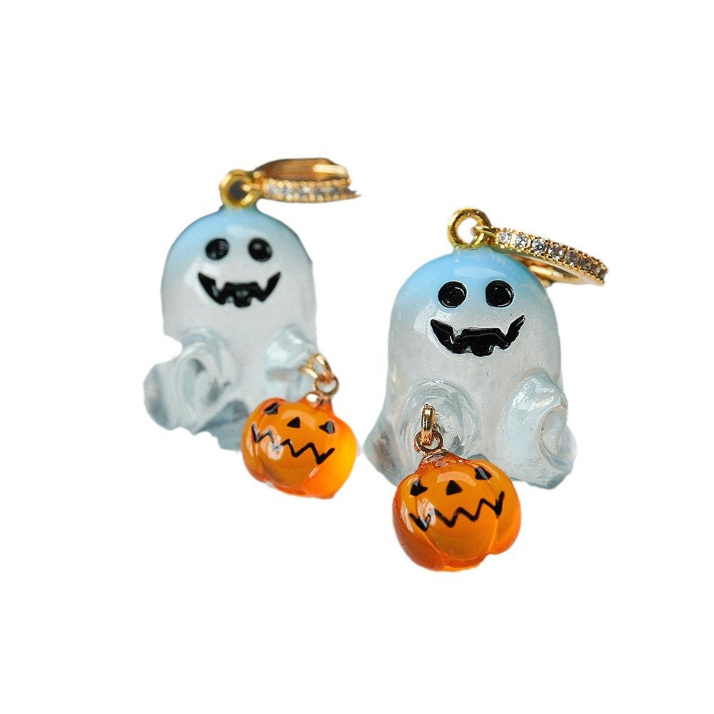 Wholesale  Ghost Pumpkin Earrings