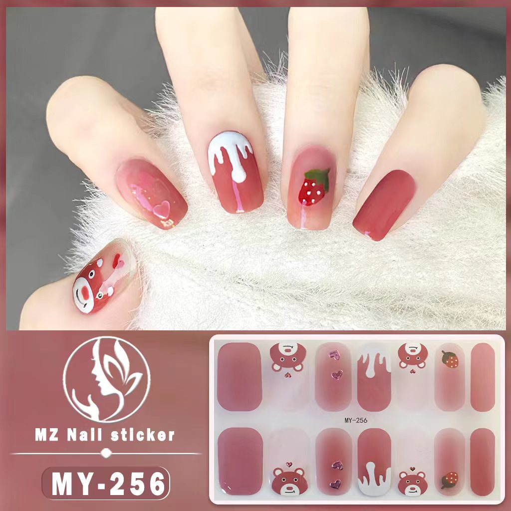Wholesale MY Butterfly Baking Free Gel 5D Waterproof Diamond Like Nail Polish Stickers