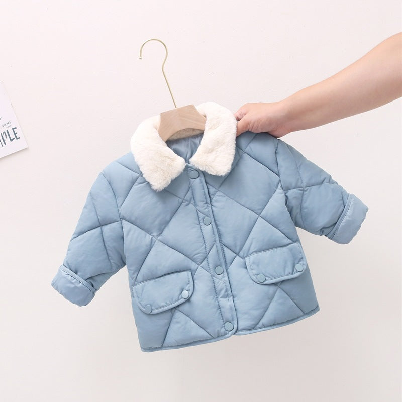 Wholesale Autumn and Winter Warm Polyester Baby Clothes
