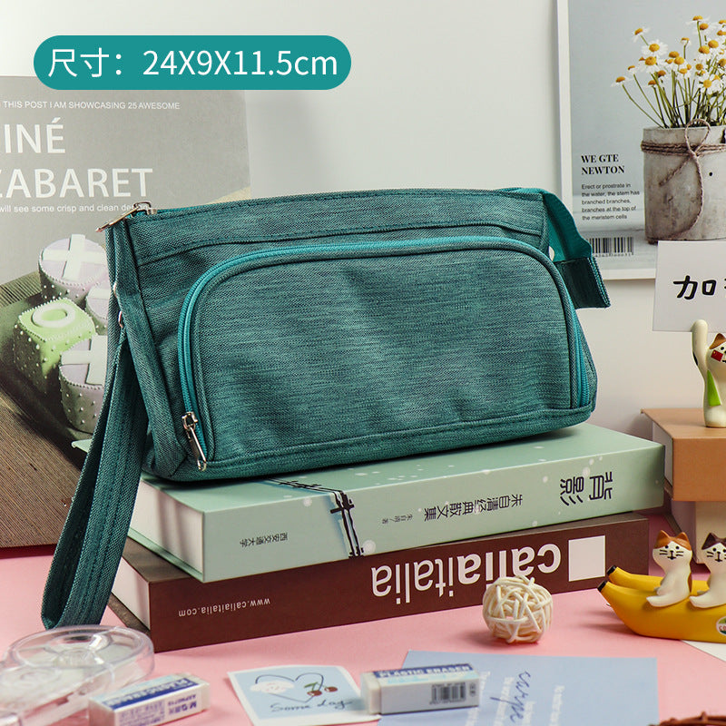 Wholesale Canvas High-capacity Pencil Case