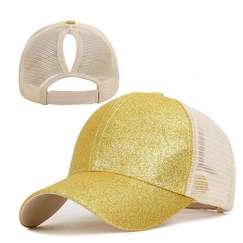 Wholesale Open Ponytail Hat Mesh Outdoor Casual Baseball Cap