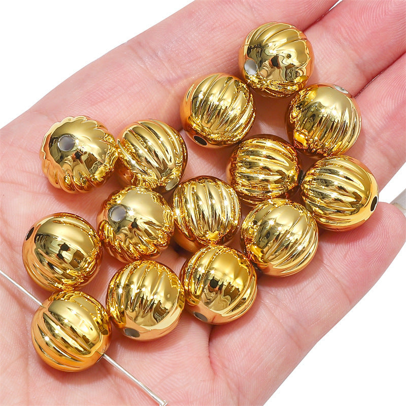 Wholesale Christmas Acrylic Pumpkin Beads Ball