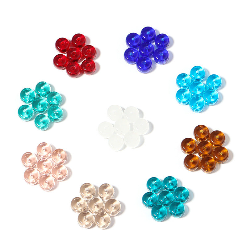 Cuentas al por mayor 50pcs/paquete 8*6 mm oblato