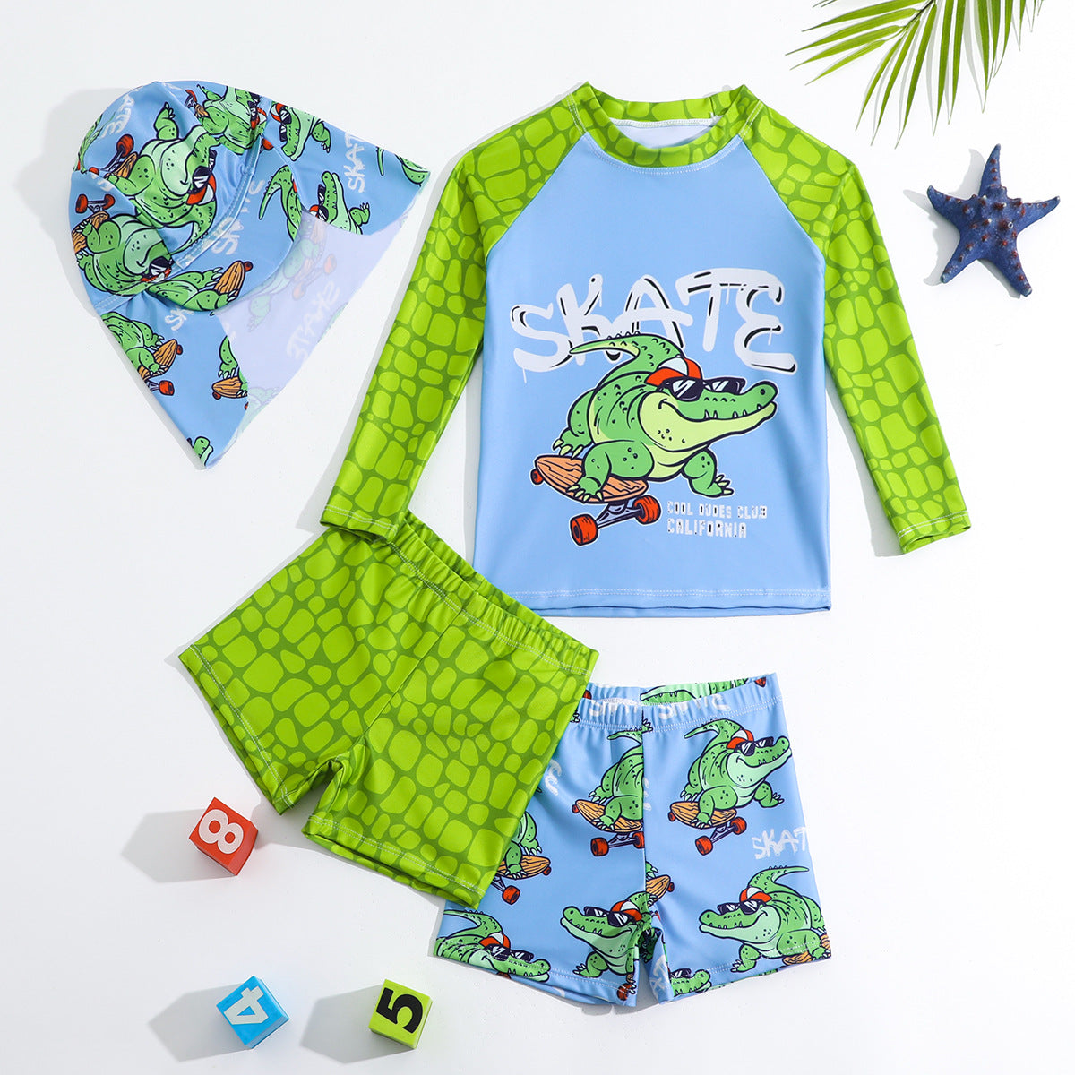 Wholesale Creative Graffiti Original Design Swimming Baby Clothes