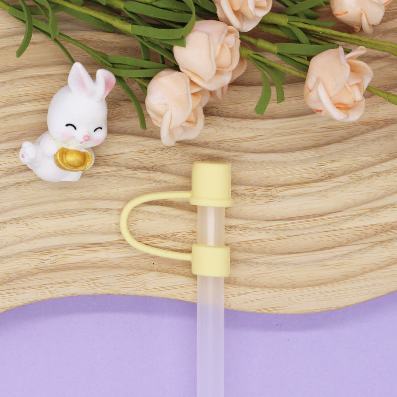 Wholesale 10mm Silicone Straw Cap Dustproof Plug