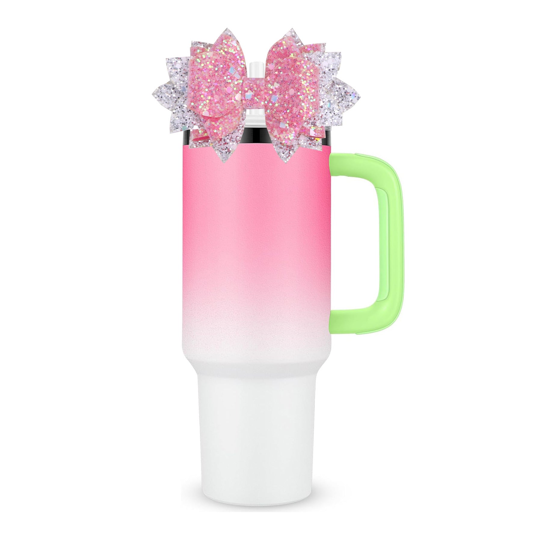 Wholesale Diy Flash Cloth Leather Bow Rubber Band Buckle Cup Straw Accessories