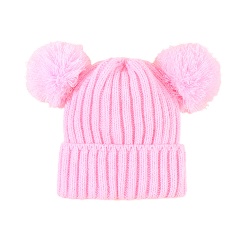 Wholesale Children's Plain Knitted Acrylic Hats