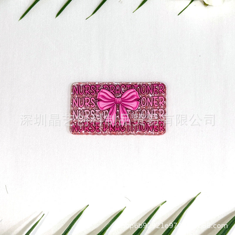 Wholesale 10pcs/ pack Sequin Acrylic DIY Accessories - Nurse Series