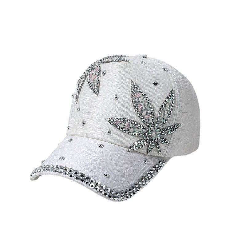 Wholesale Cotton Shiny Diamond Studded Baseball Caps