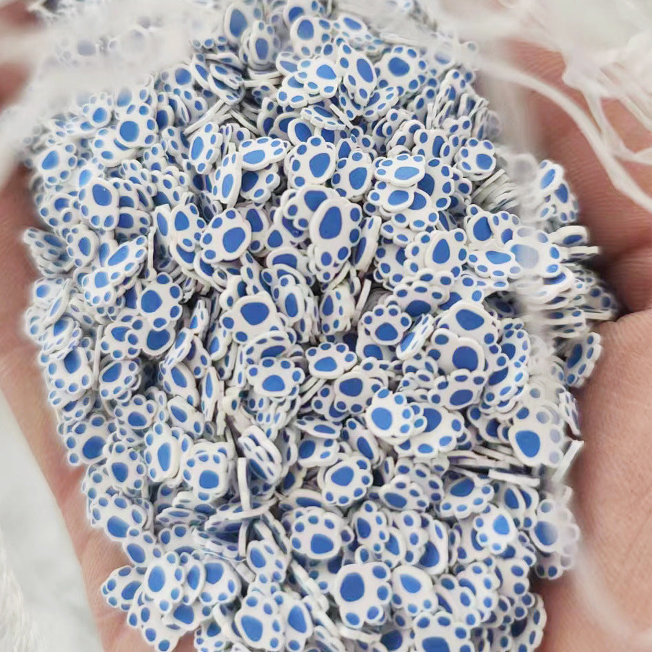 Wholesale for Air Traffic Control Pen Soles/footprints/cute Bear Paw Soft Ceramic Slices