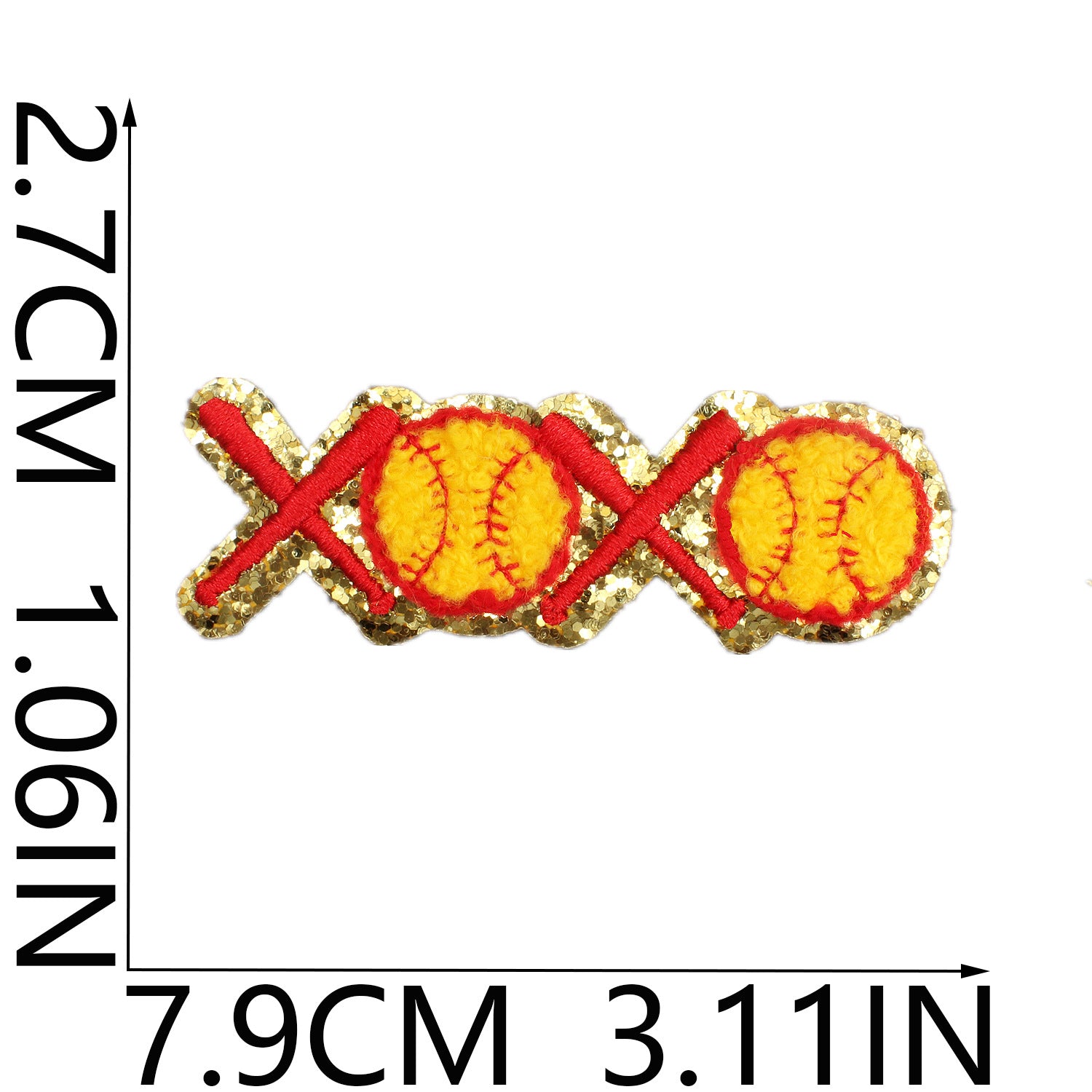 Wholesale Volleyball Towel Embroidered Patch Rugby Football Embroidered Cloth Patch Greta Baseball Chenille Embroidered Label