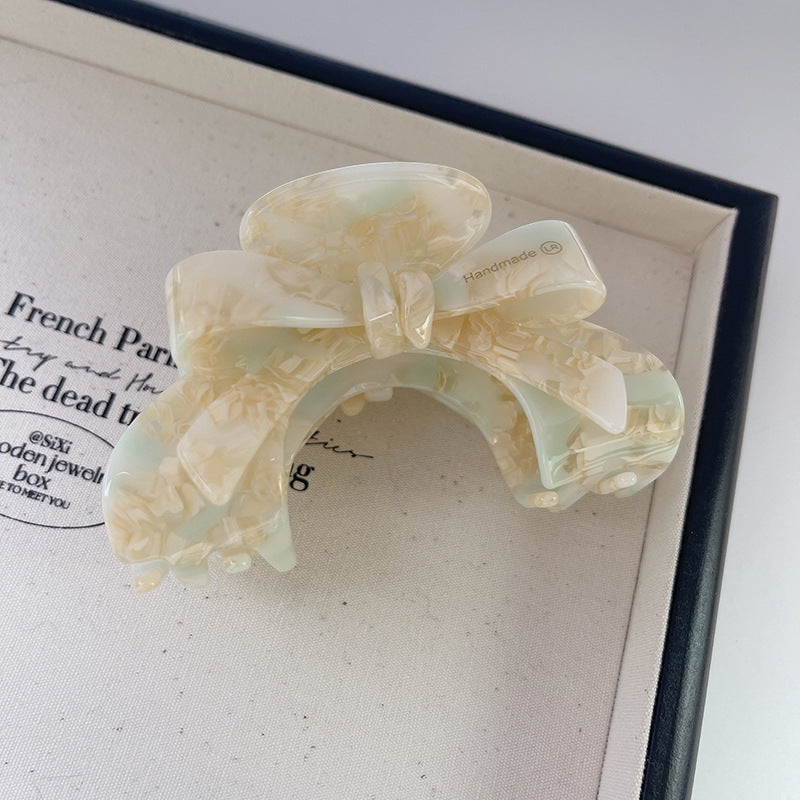 Wholesale Bow Acetate Arch Updo Shark Clip