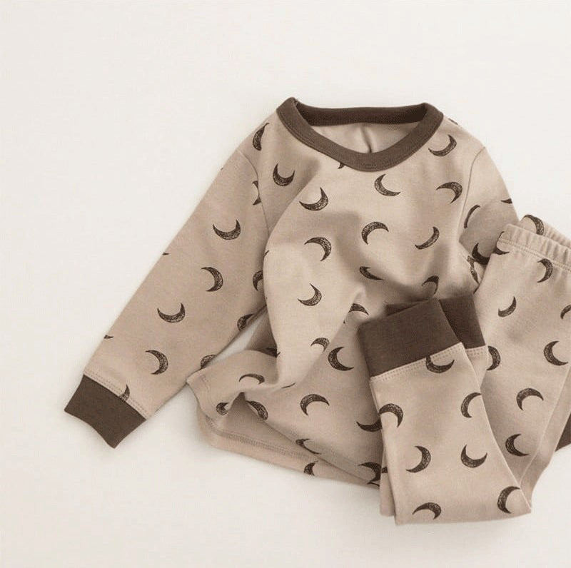 Wholesale Children's Autumn and Winter Cotton Base Pajama Sets