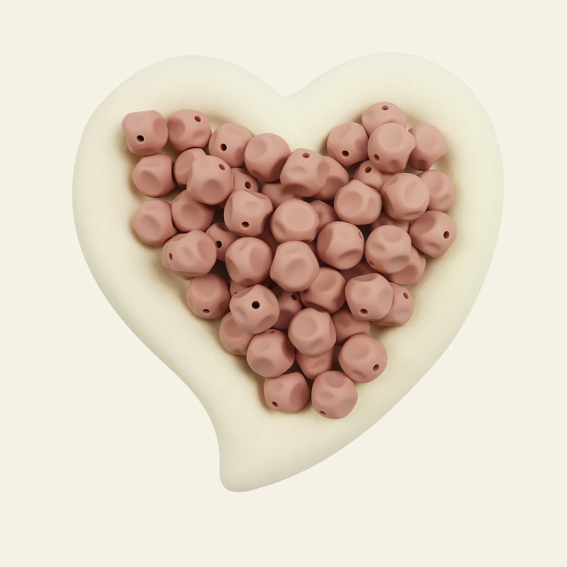 Wholesale 15mm Irregular Silicone Bead DIY Bead Pen Accessories