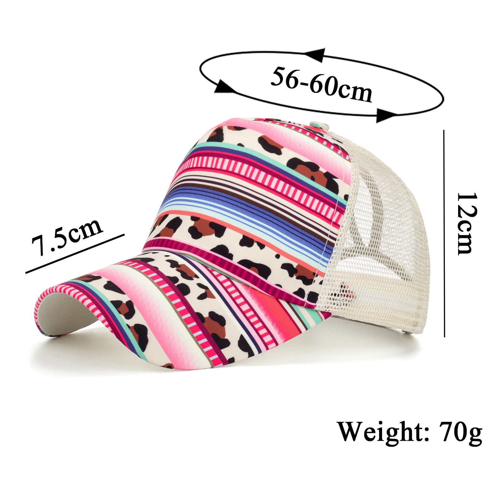 Wholesale flower cloth horsetail hole baseball cap