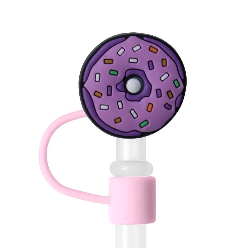 Wholesale 70pcs Cartoon Silicone Straw Caps Fun Party Straw Decoration Cup Accessories