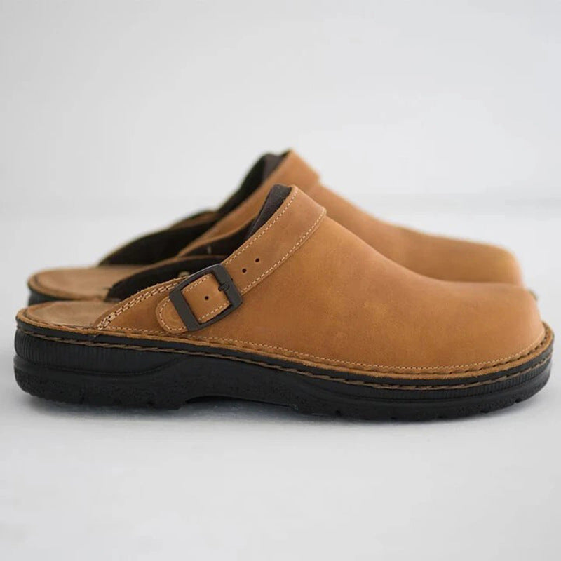 Wholesale PU Casual Plus Size Men's Slippers