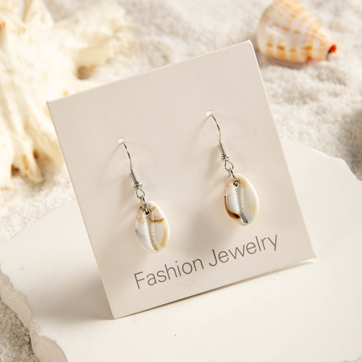 Wholesale Summer irregular acrylic starfish earrings