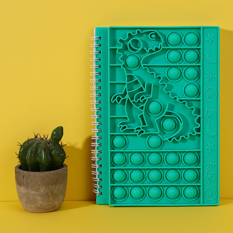 Wholesale Dinosaur Silicone Pressure Reducing Press Bubble Notes