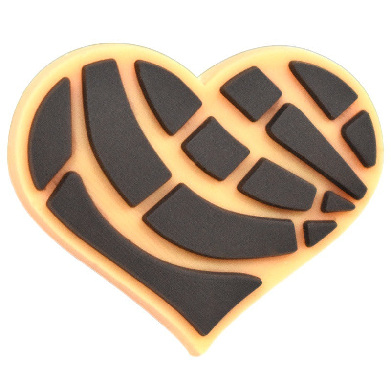 Wholesale  Random 100pcs/pack  Cute Cartoon Soft Rubber Double-Sided Beads