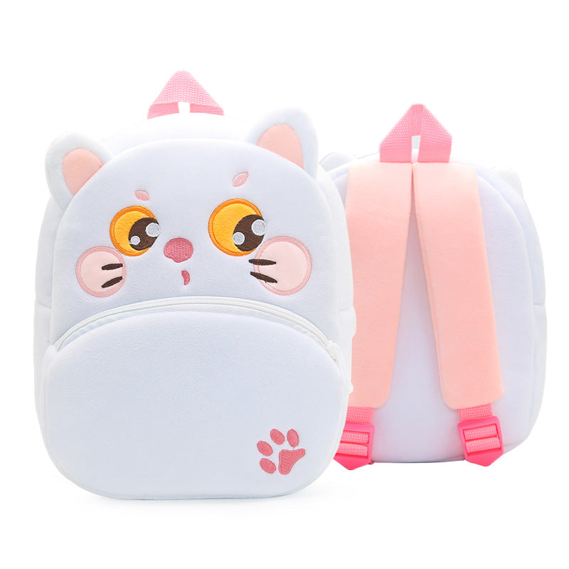 Wholesale Plush Cartoon Animal Kids Backpack