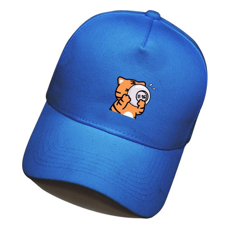 Wholesale Cartoon Tiger Men and Women Valentine's Day Couple Versatile LOGO Peaked Cap Sunshade Baseball Cap