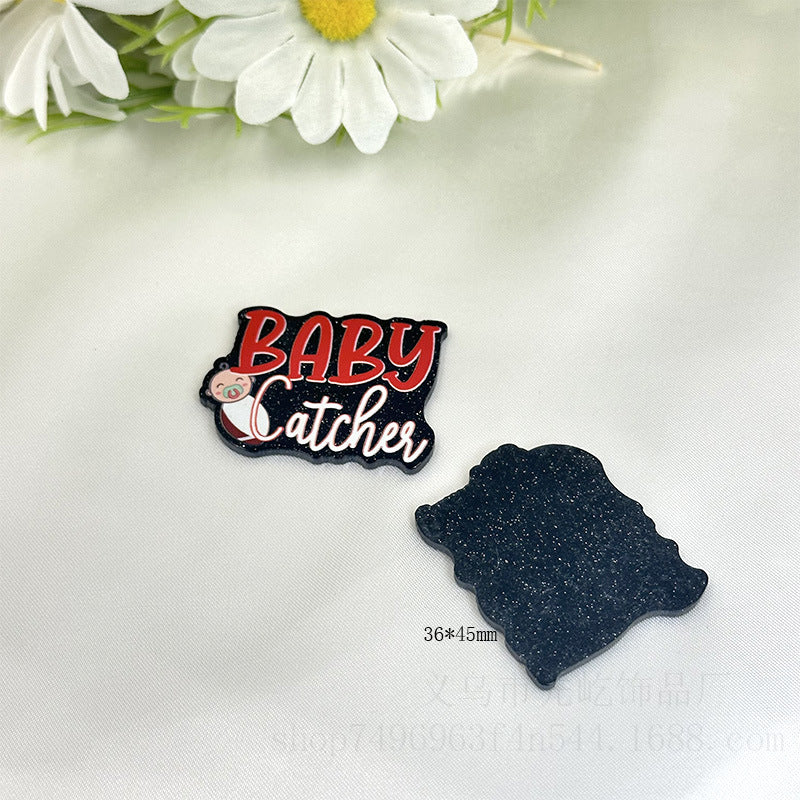 Wholesale 50pcs Loose Powder Cartoon Medical Series Acrylic DIY Patch Accessories