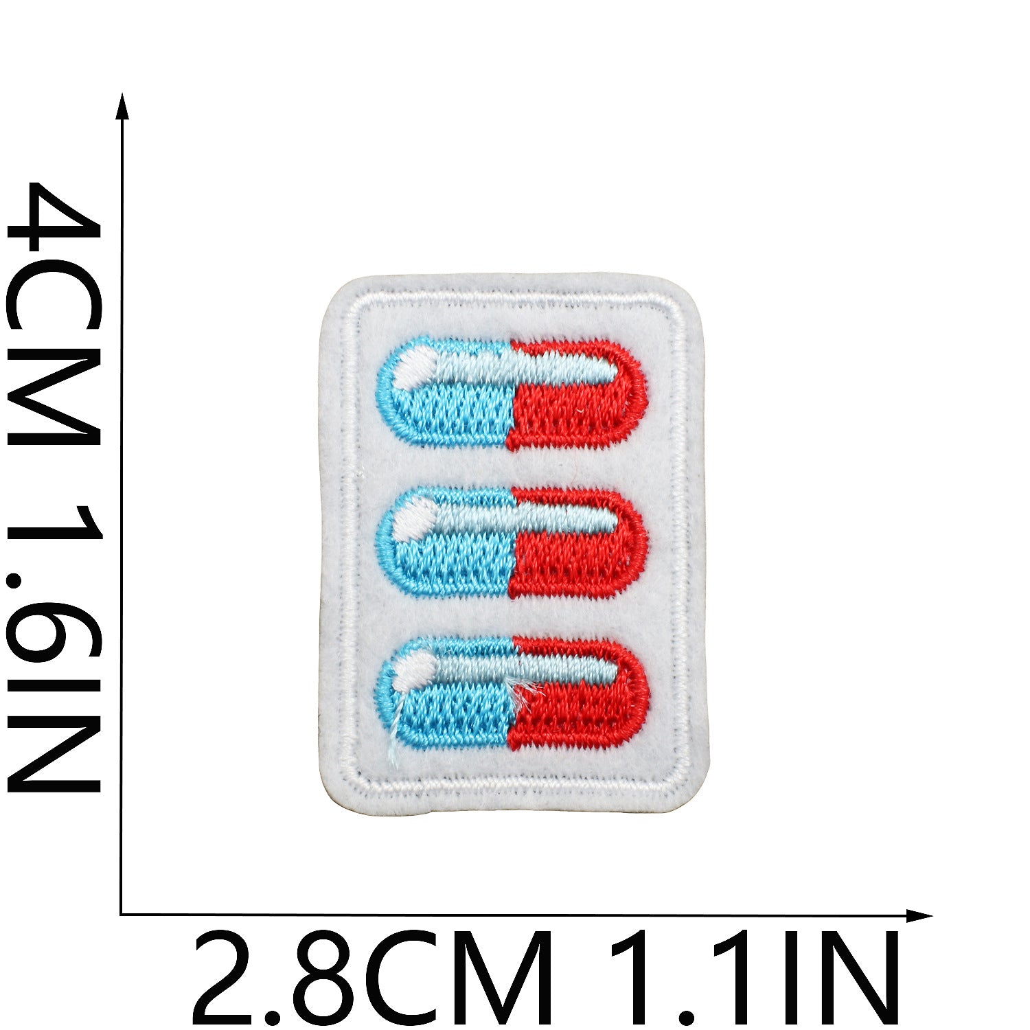 Wholesale Cartoon human organ embroidery patch medical equipment patch