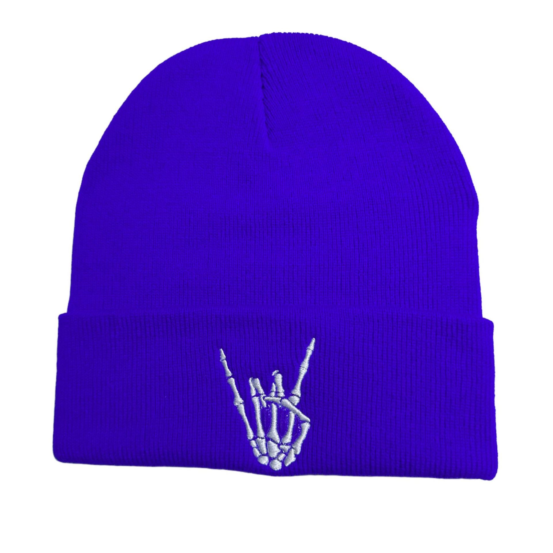 Wholesale  skull finger knitted hat winter warm hat