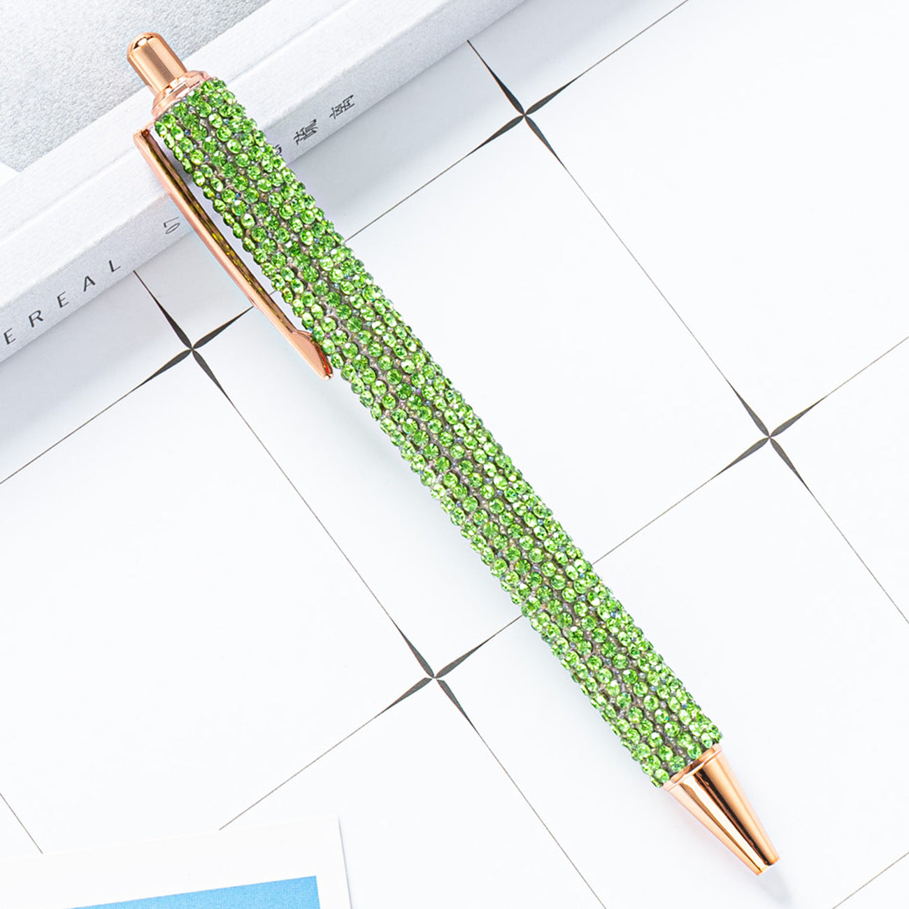 Wholesale Pressing Rhinestone Metal Pens