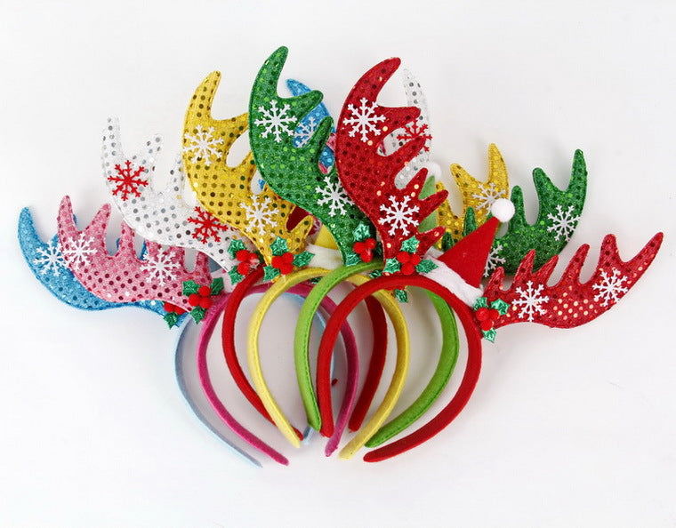 Wholesale Christmas Ornaments, Christmas Headband Party, Santa Hat Headband