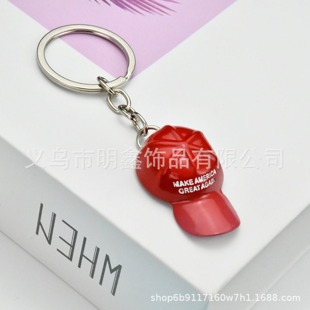 Wholesale Hip Hop Baseball Cap Alloy Keychain