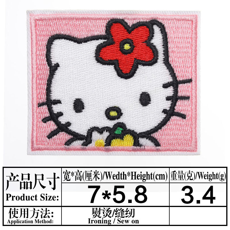 Wholesale DIY patchs cute cat patch children' s clothing bag OLY Exclusive