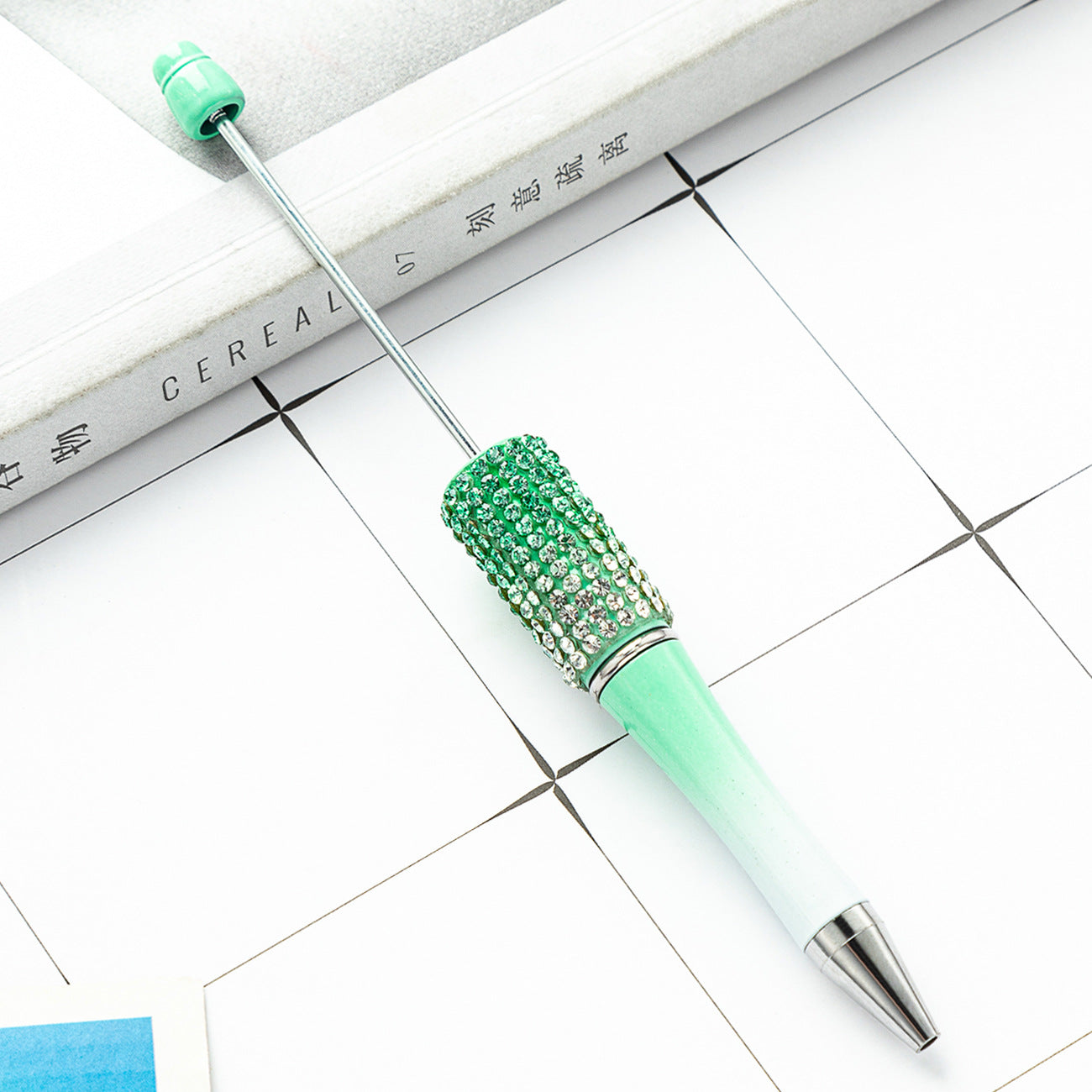 Wholesale Beadable Pens Rhinestone Pens Handmade Plastic Diamond Pen