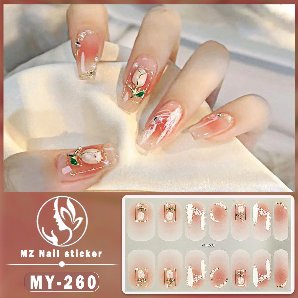 Wholesale MY Butterfly Baking Free Gel 5D Waterproof Diamond Like Nail Polish Stickers
