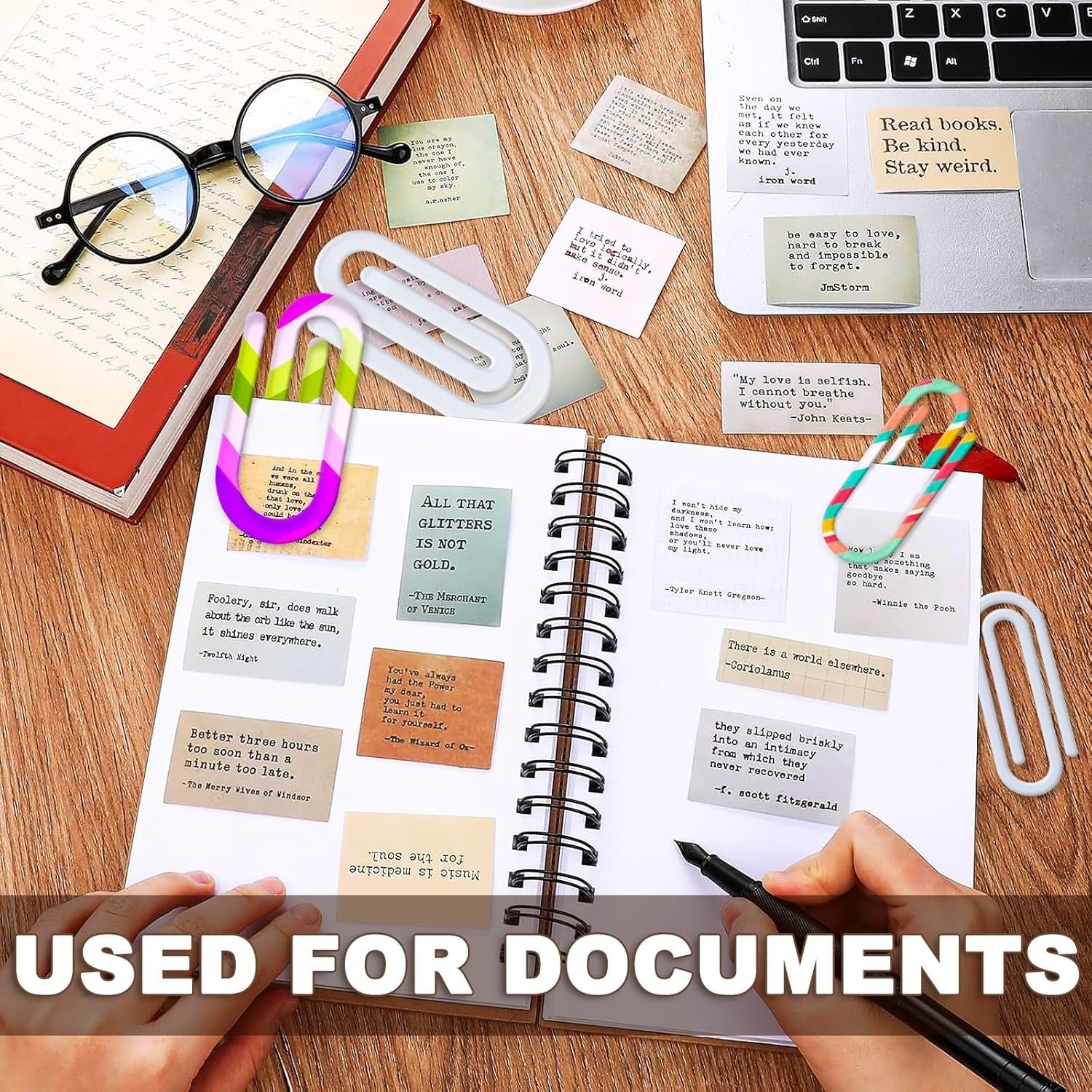 Wholesale 20pcs Blank unfinished transparent acrylic paper clip bookmark