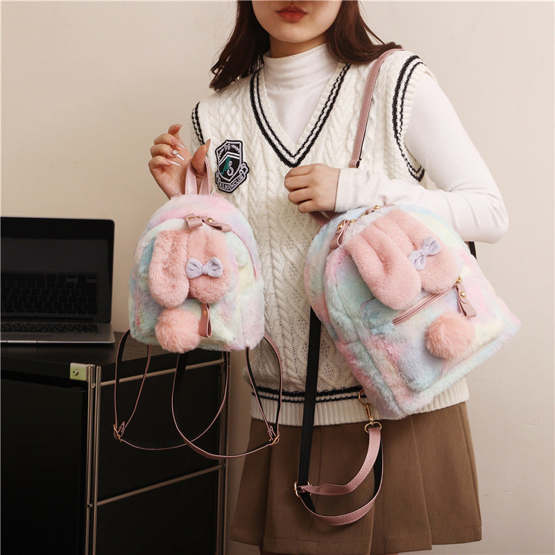 Wholesale Cartoon Plush Rabbit Backpack