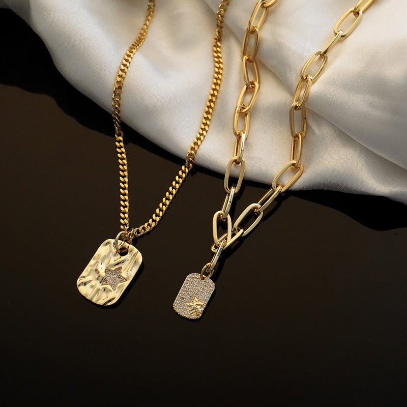 Wholesale Double Layer Star Necklace