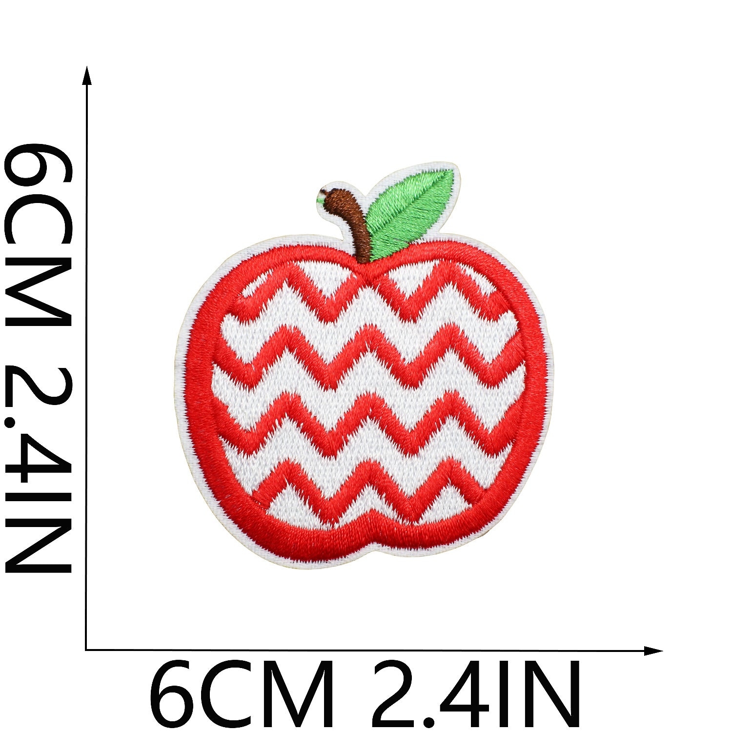 Wholesale Artistic Apple Embroidery Patch
