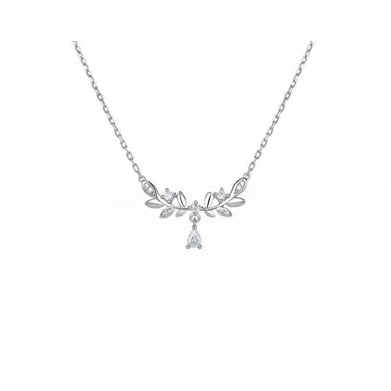 Wholesale 925 Sterling Silver Necklace Clavicle Chain