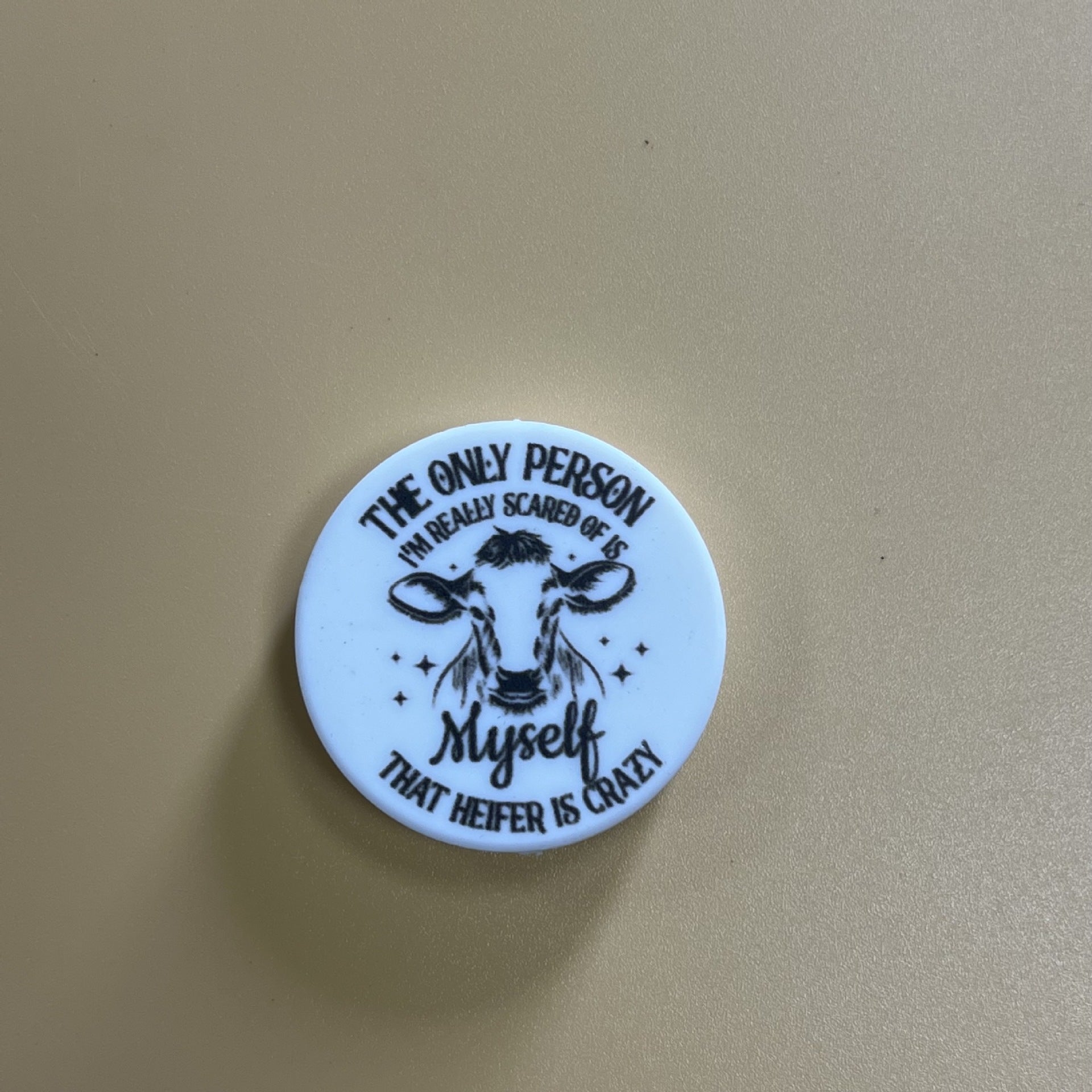 Wholesale of 3PCS English Silicone Printed Beads