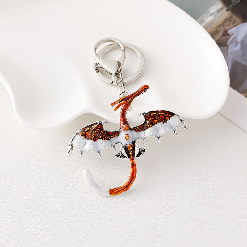 Wholesale Oil Dripping Dragon Shape Keychain