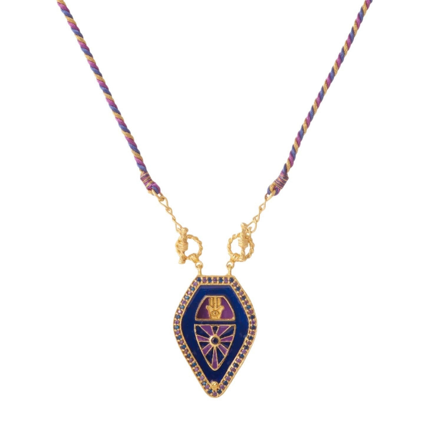 Wholesale Love Tarot Pendant Necklace Lucky Bead Chain Gold-plated Color Preservation