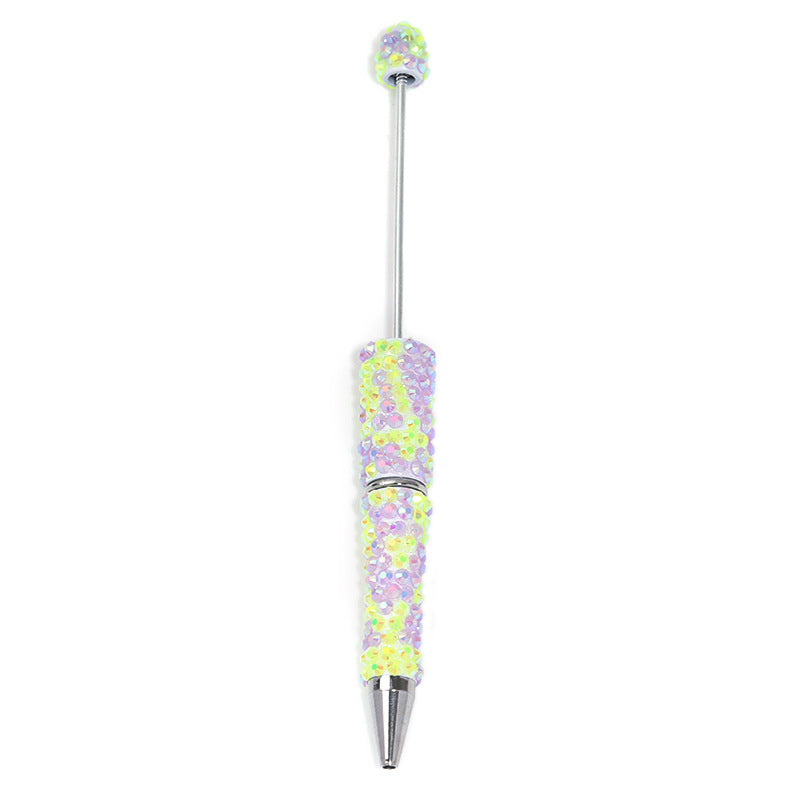 Wholesale 5pcs Full diamond DIY bead pen colorful resin diamond bead pen