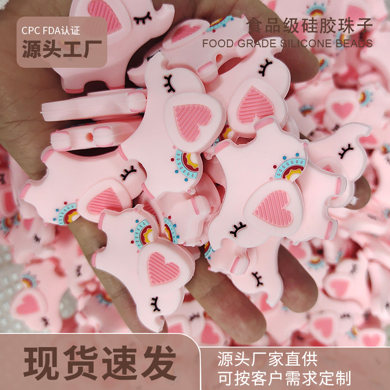 Wholesale  20pcs/pack  Silicone beads  DIY beads for kids  loose beads