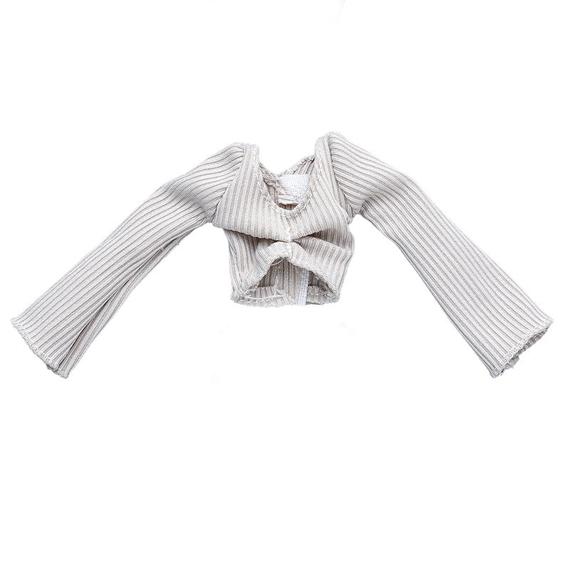 Wholesale Fresh Style Mini Design 11 Inch Autumn Clothes Single Piece Doll Clothes Fashionable for Teenagers