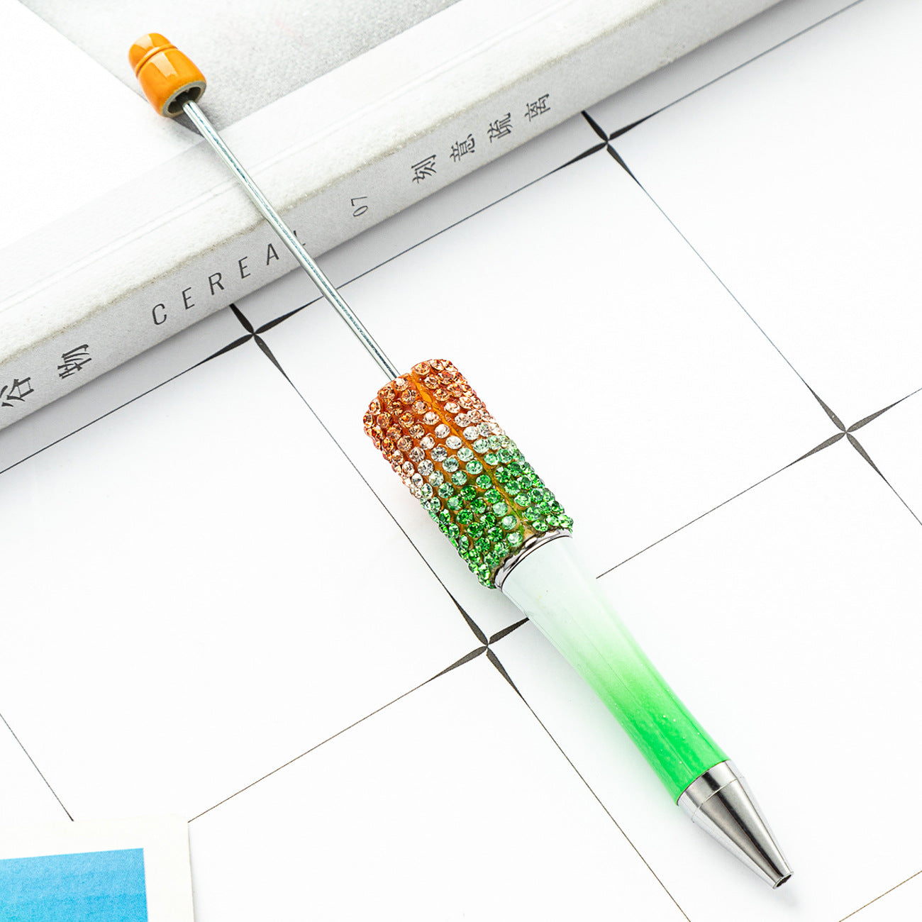 Wholesale Beadable Pens Rhinestone Pens Handmade Plastic Diamond Pen