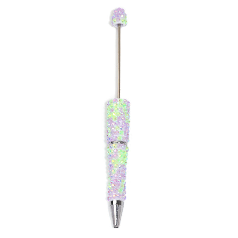 Wholesale 5pcs Full diamond DIY bead pen colorful resin diamond bead pen