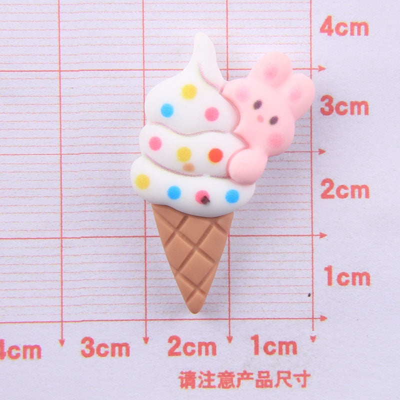 Wholesale Cartoon Summer Cones Ice Cream Resin Cream Phone Case